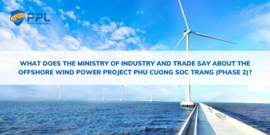 What does the Ministry of Industry and Trade say about the offshore wind power project Phu Cuong Soc Trang (phase 2)?